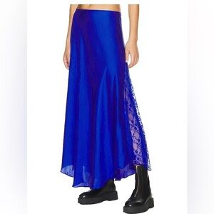 Free People X Intimately FP Make You Mine 1/2 Slip Skirt - Mazrine
